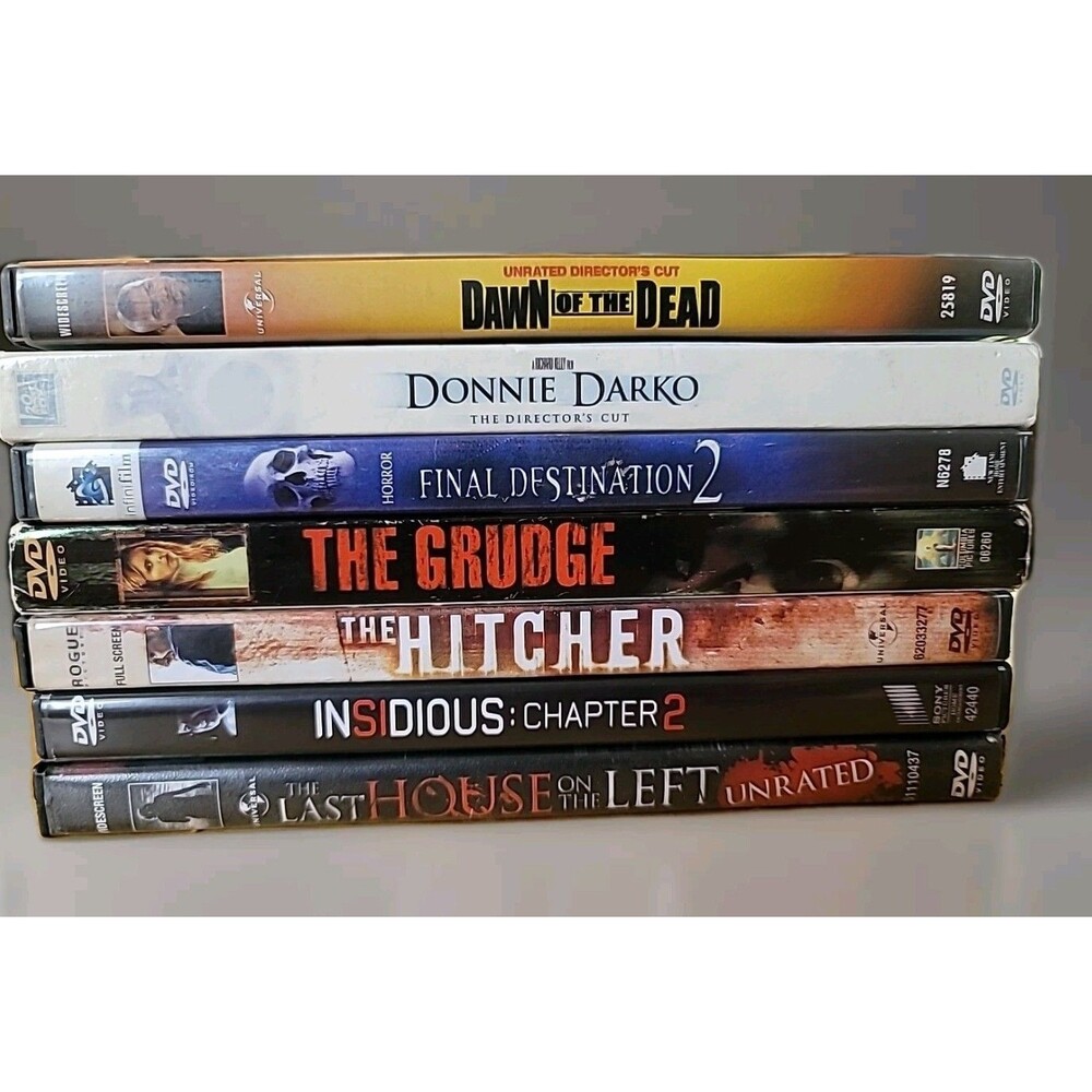 Lot Of 7 Horror Movies Some Unrated See Titles In Photos